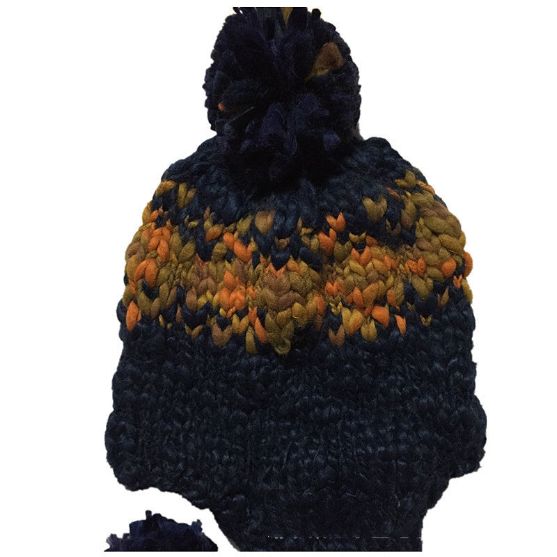 Winter Thick Warm Knitted Wool Hat