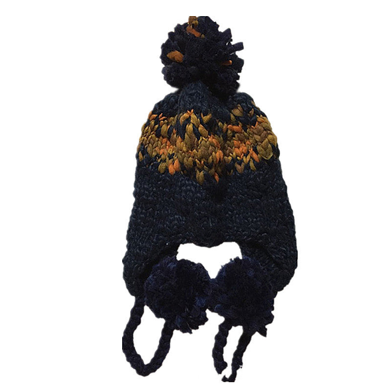 Winter Thick Warm Knitted Wool Hat