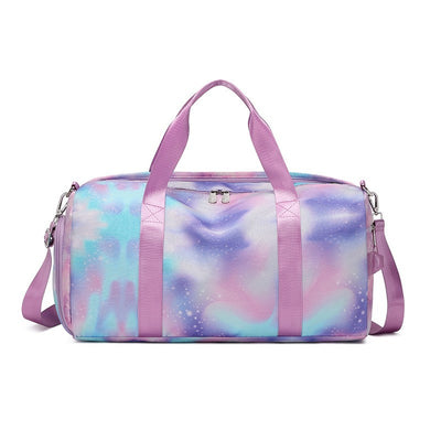 Large Capacity Waterproof Graffiti Printing Sport Fitness Bag