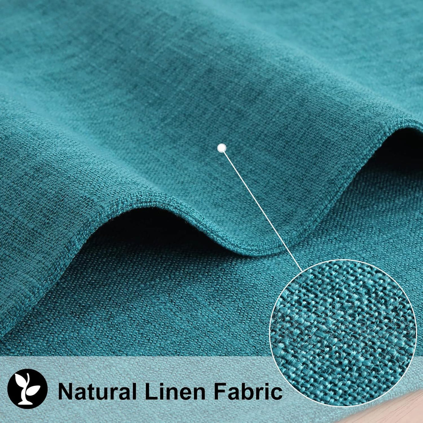 Teal Cloth Easter Placemats Set of 6 – Cotton Linen Blend Washable Spring Dining Table Mats for Easter, Indoors & Outdoors, Easy to Clean, 13 X 19 Inch