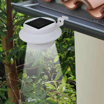 vidaXL Outdoor Solar Lamp Set Sconce Lamp for Porch Fence Light Gutter Light-3