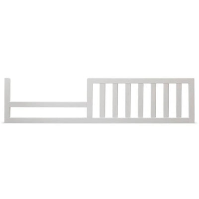 SF Home Solid Wood Toddler Bed Rail in White Finish - Crib Sold Separately-0