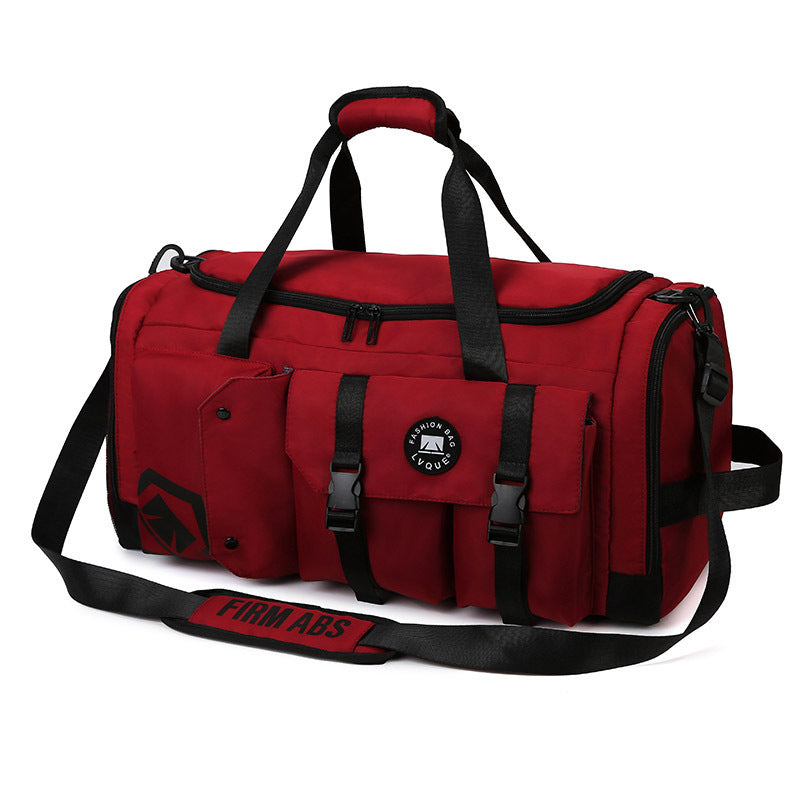 Portable Large Capacity Waterproof Travel Bag Shoulder Crossbody Fitness Bag