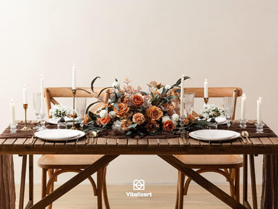 Cheesecloth Table Runner 10Ft Gauze Boho Rustic Brown Cheese Cloth Table Runner for Wedding Bridal Shower Fall Thanskgiving Decoration 120 Inches